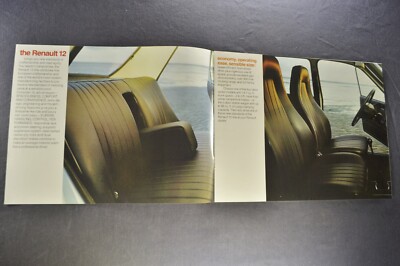 1974 Renault 12 Catalog Brochure TL Sedan Wagon Excellent Original