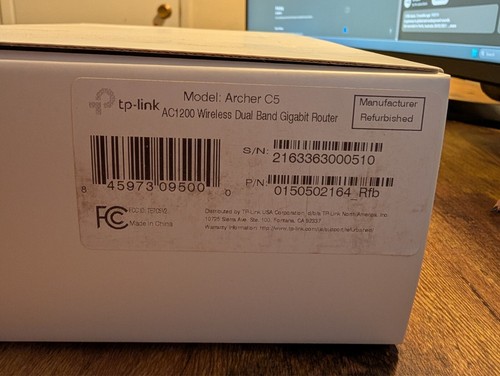 TP-LINK wireless router dual band gigabit AC 1200 model archer C5 - Bild 6 von 6