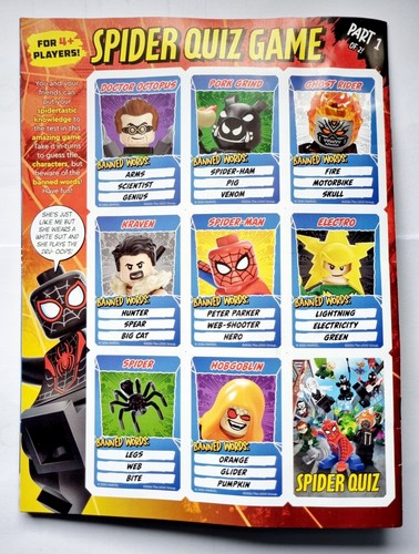 NEW LEGO MARVEL SPIDERMAN MAGAZINE ISSUE #11 & EXCLUSIVE GHOST-SPIDER MINIFIGURE - Picture 3 of 4