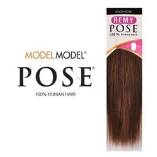 New Model Model Pose Yaky Human Hair Weave Extensions Color  P1B/530 10"- 14"