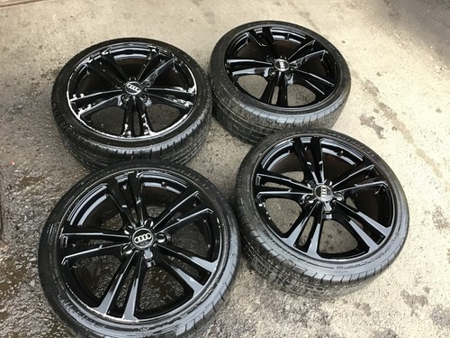 AUDI A3 SPORTBACK S LINE 8V MK3 2015 SET OF 18" ALLOY WHEELS - Picture 2 of 14