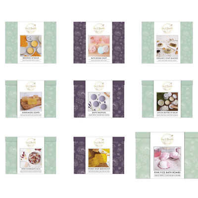 Bee & Humble Pamper Kits Badbomben, Seife & Trüffel - Handwerk Gießen Formen 