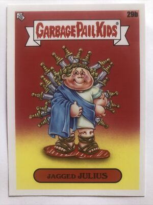 Garbage Pail Kids 2022 Topps Stickerbuch Worms Jagged Julius 29b