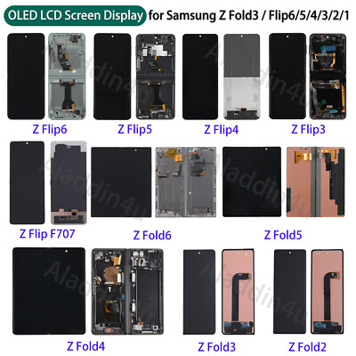 OLED/LCD Display Touch Screen For Samsung Galaxy Z Flip7/6/5/4/Fold6/5/4/3/2 Lot
