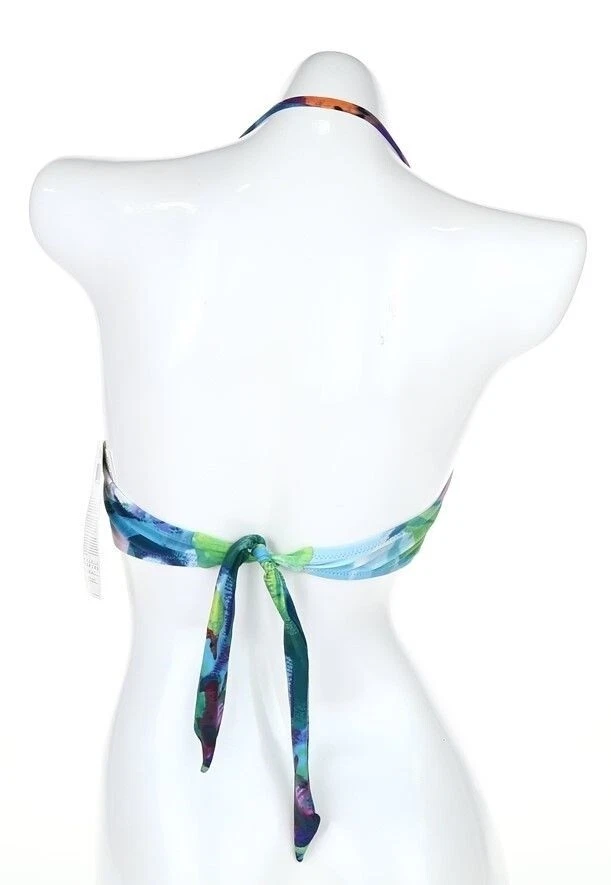 Profile by Gottex 128217 multi-color halter bikini top swimwear size 8 - Image 2 of 2