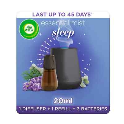 Air Wick Sleep Essential Mist Aroma Kit natürliche ätherische Öle