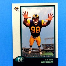 Grant Wistrom 1998 Bowman Rookie Card #13 NFL St. Louis Rams. rookie card picture