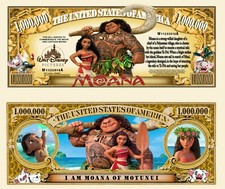 OUR MOANA MILLION DOLLAR BILL (25 Bills)