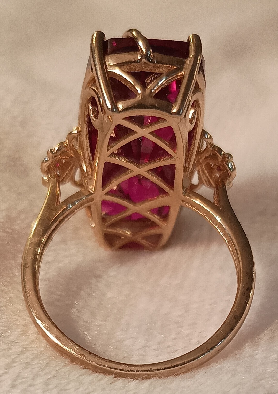Jtv Lab Created Ruby Ring - image 3
