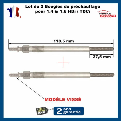 Candelette OEM originali Citroën per auto diesel