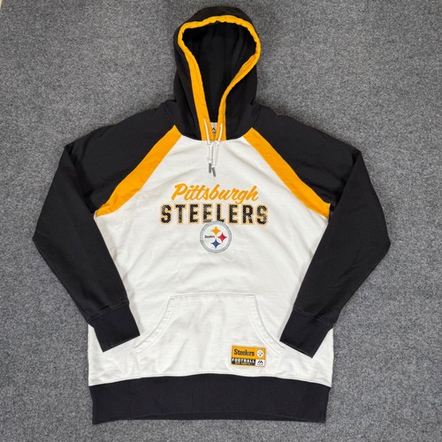 Pittsburgh Steelers Hoodie Pullover Football Kids NFL Fleece Boys Youth Large