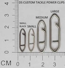 Fishing Power Clip Fast Clip Surf Angler Clip 50 in pack S,M,L