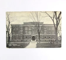 Antique 1907 Postcard High School Nashua N.H