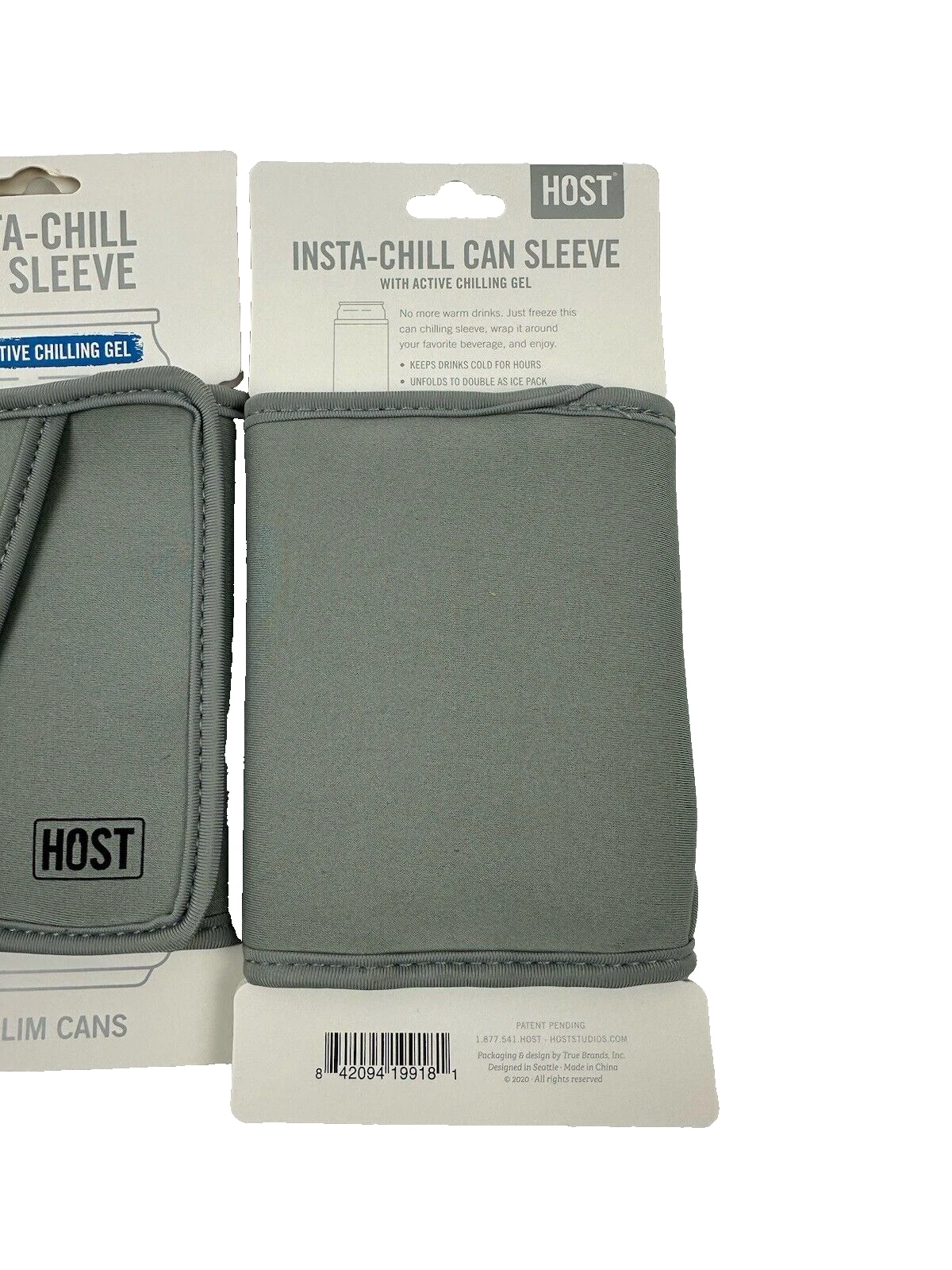 Insta-Chill Slim Can Sleeve in Green - Thumbnail 2