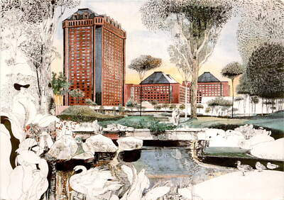 Vintage Postcard: Elee Loews Anatole Hotel, Dallas, Texas