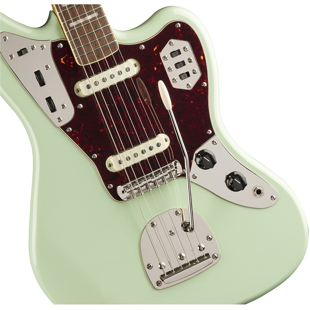 Squier by Fender Classic Vibe '70s Jaguar Guitar, Laurel