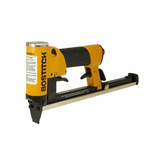 Pneumatic Staplers UPHOLSTERY STAPLER AUTO INDUSTRIAL LONG MAGAZINE AIR