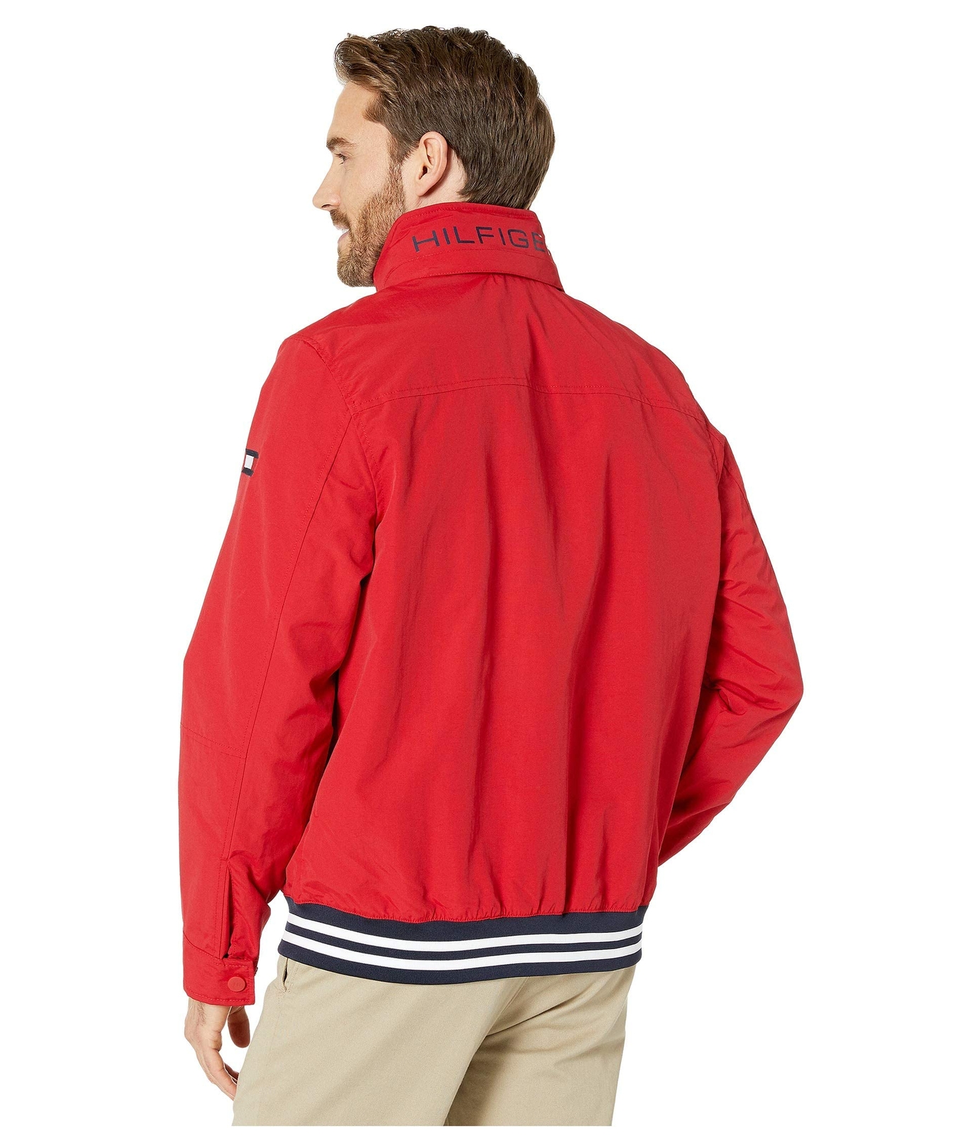 tommy hilfiger men's lightweight waterproof regatta jacket