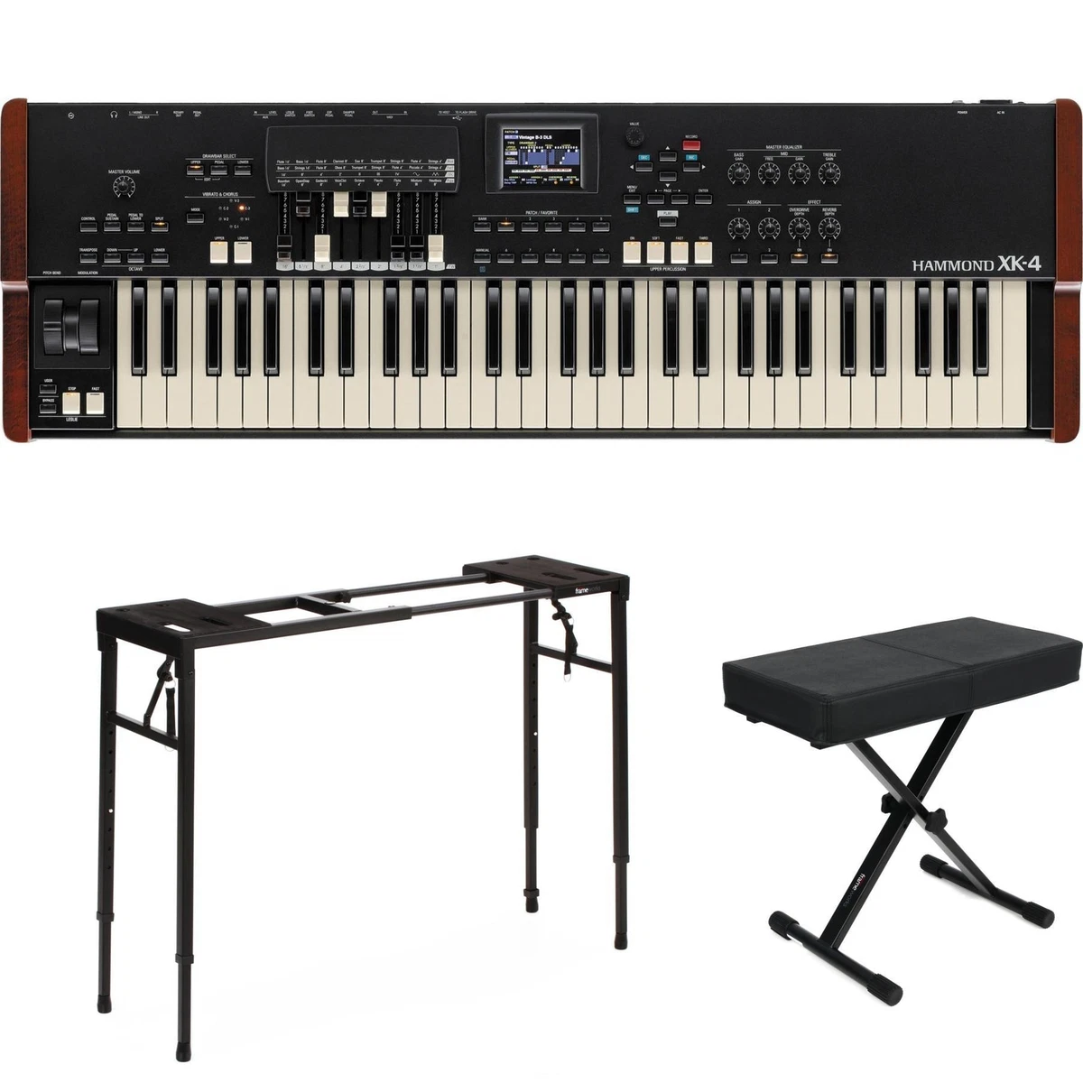 Hammond XK 4 Portable Organ with Stand and Bench eBay