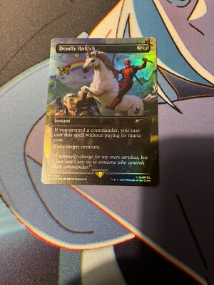 MTG Deadly Rollick Secret Lair Foil