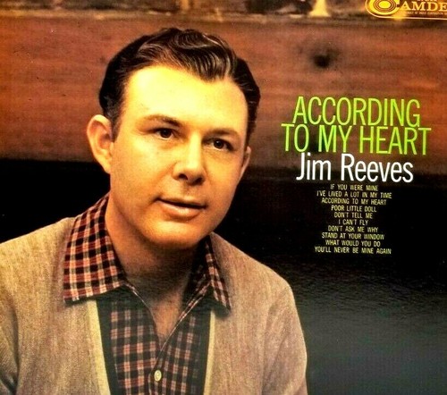 1960 Jim Reeves According To My Heart LP Record Album Vinyl Vintage (P1) - Picture 1 of 5