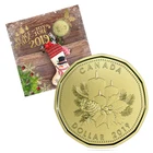 CANADA  2019 CHRISTMAS PEACE AND JOY  GIFT 5 COIN SET CANDLES SPECIAL LOONIE