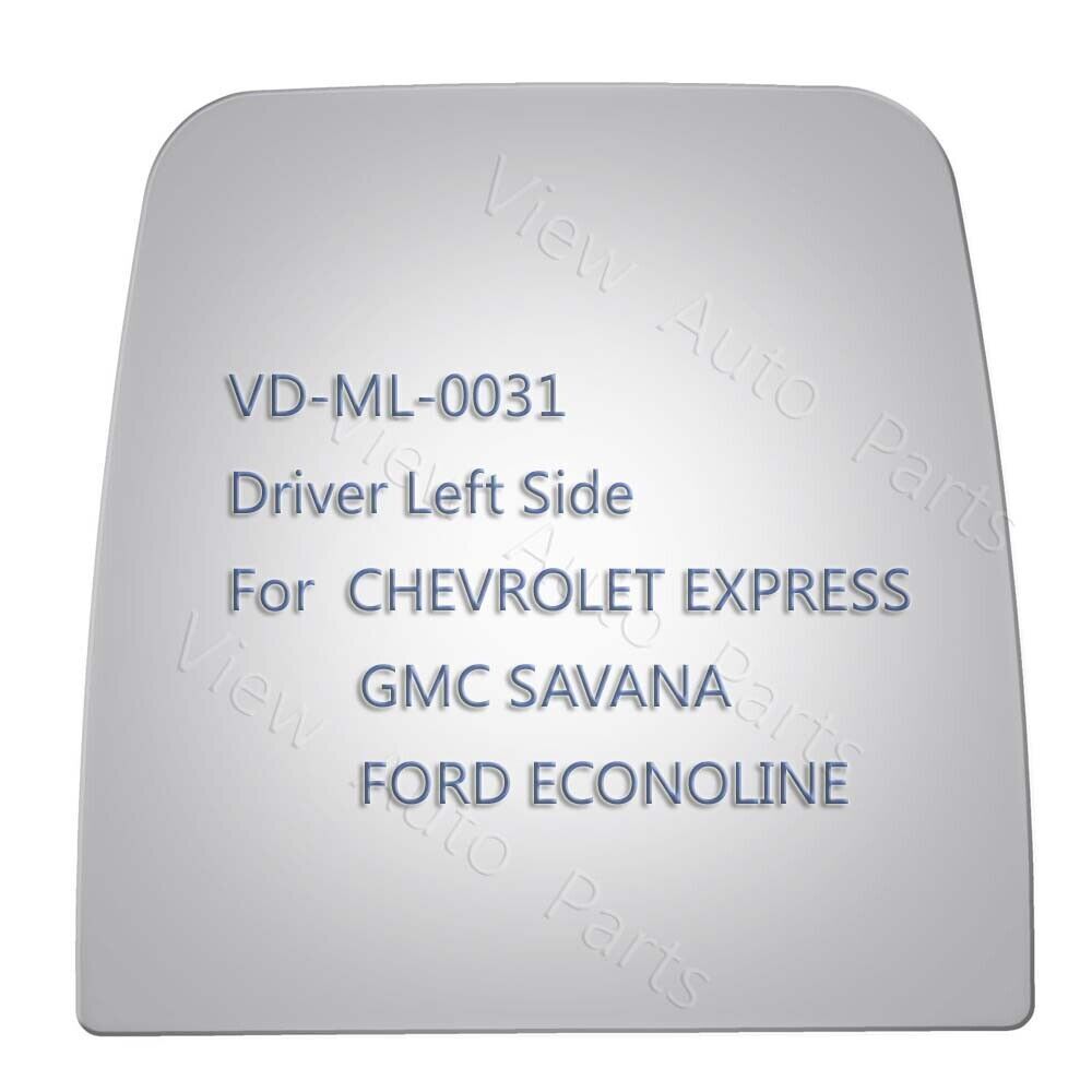 2003-2007 GMC Savana 1500/2500/3500 Driver Side Towing Mirror Glass with Adhesive-image