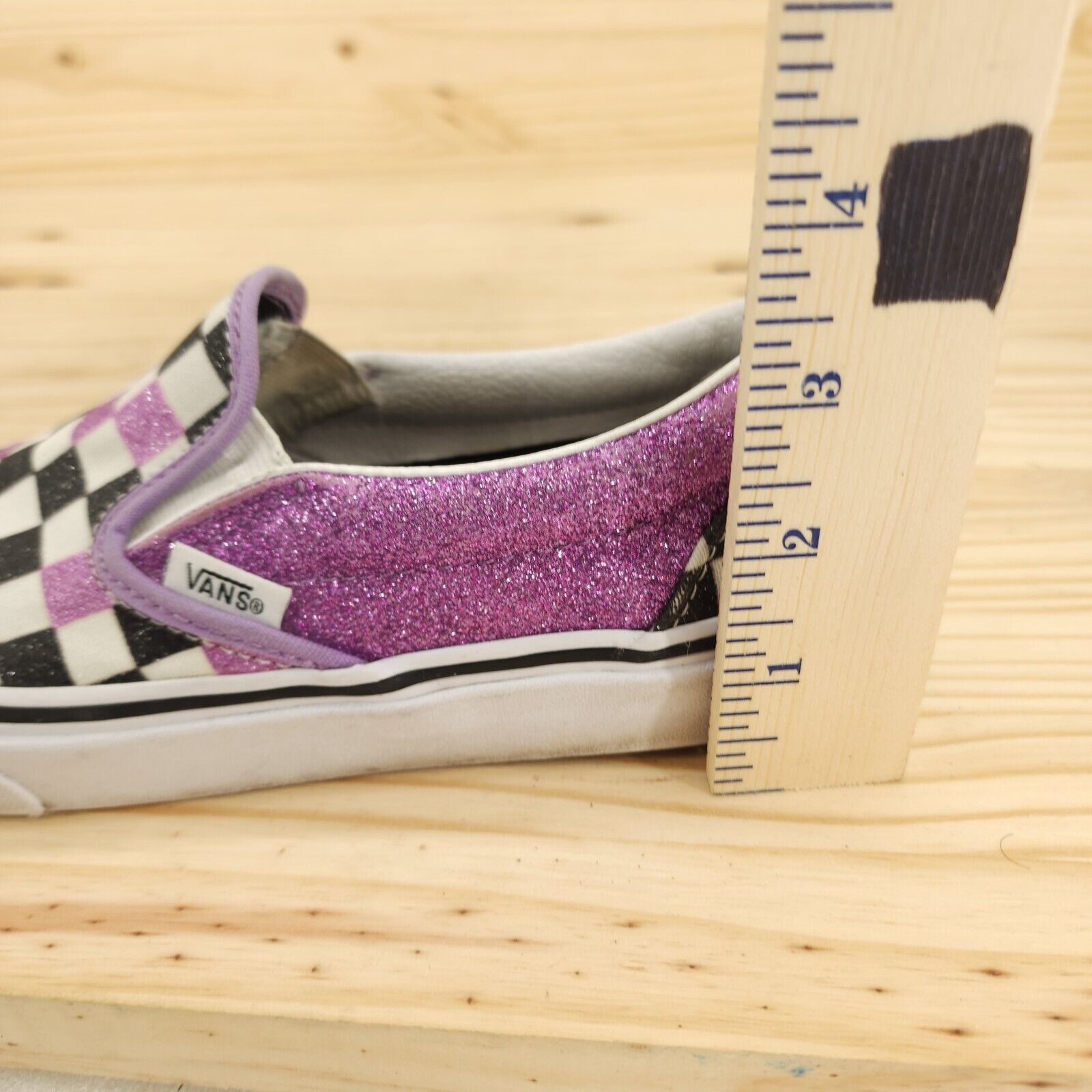 Vans Classic Slip On Women's Shoes Sz 7 Purple Bl… - image 11