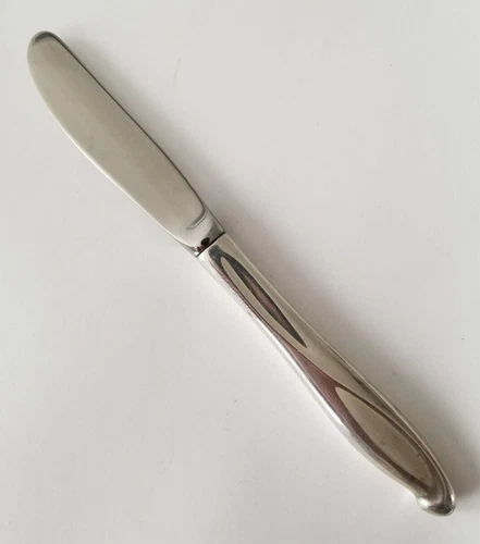 Sterling Silver Reed & Barton Sculpture Butter Knife / Spreader - 6 3/4"