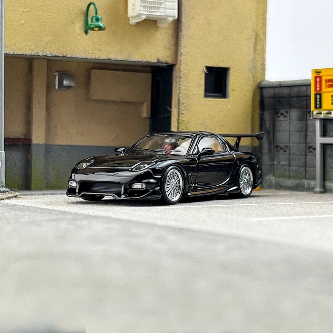 【数量限定品】MORTAL 1/64 RX‐7 FD3S VeilSide Mortal 1:64 JDM Red RX-7 FD Veilside Racing Sports Model