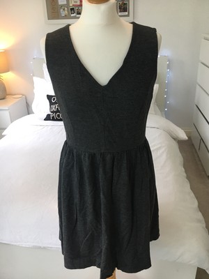 dark grey work dress