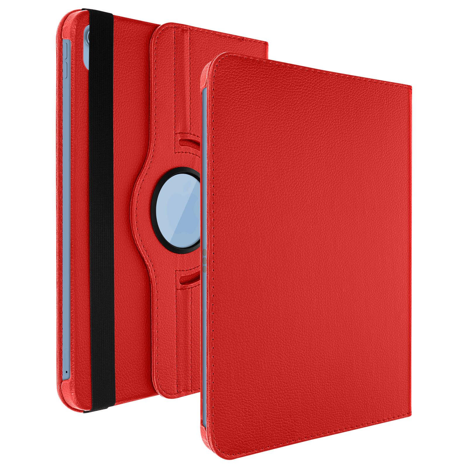 2022 iPad 10.9 Case with 360° Rotating Stand for Portrait & Landscape in Red-image