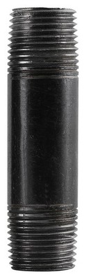 LDR Industries 308 38X112 Pipe Nipple, 3/8-Inch X 1-1/2-Inch, Black