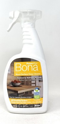 PowerPlus Bona Wood Surface Deep Cleaner 22 oz Liquid Residue Free Cuts Grease