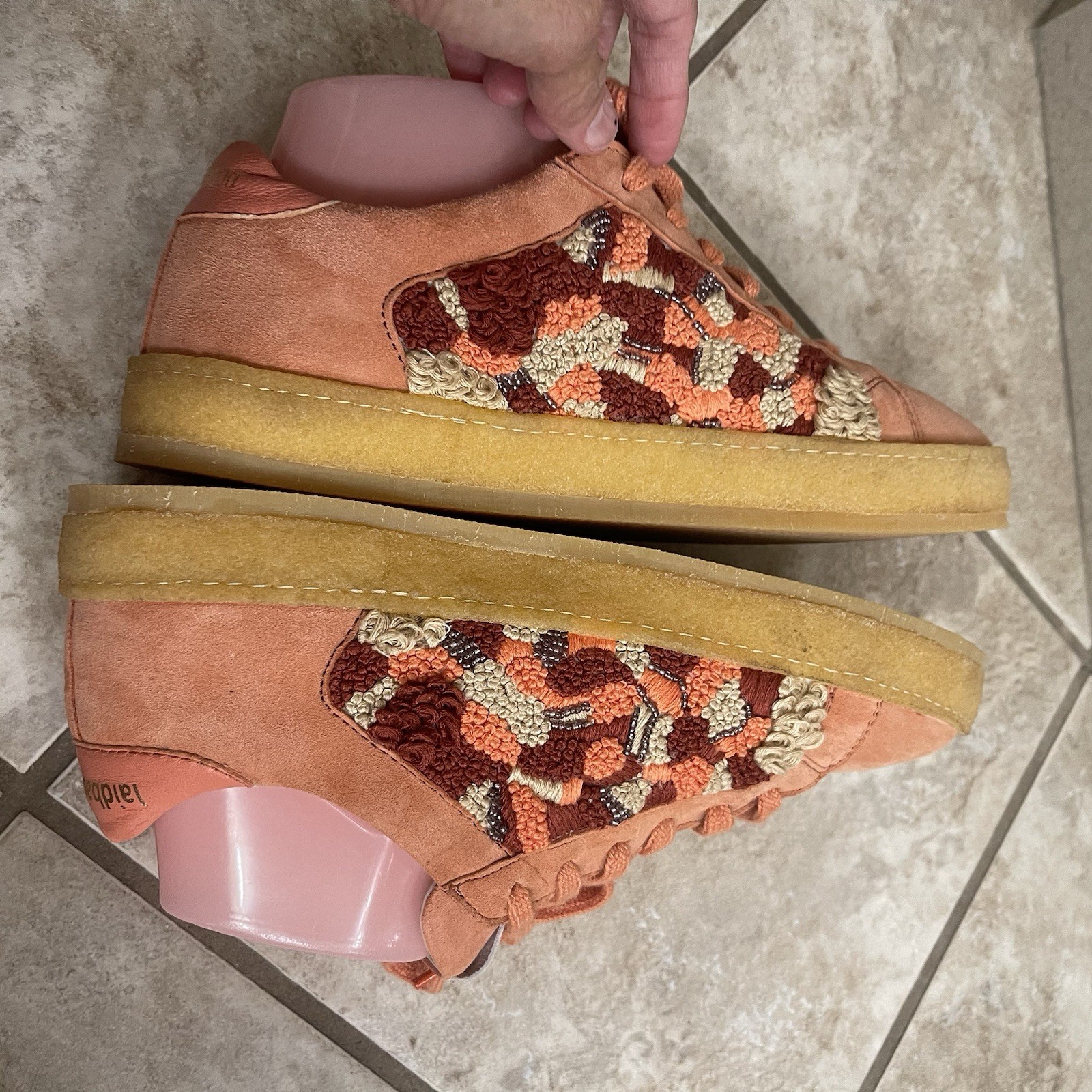 Laidback London Patchwork Sneakers Handcrafted Si… - image 7