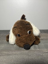 10in Dakin 1973 Drooper Dog Puppy Plush Stuffed Animal Vintage Hound White Ears