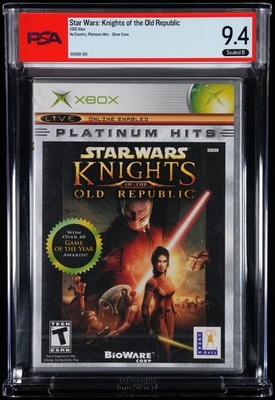 Star Wars Knights of the Old Republic Xbox Sealed WATA 9.4 B Graded PSA Grading