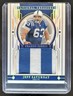 2023 Panini National Treasures Jeff Saturday Framed Fabric Jersey Holo Gold #/10