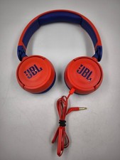 JBL Jr 310 Wired On-ear Headphones Blue  Red - Working