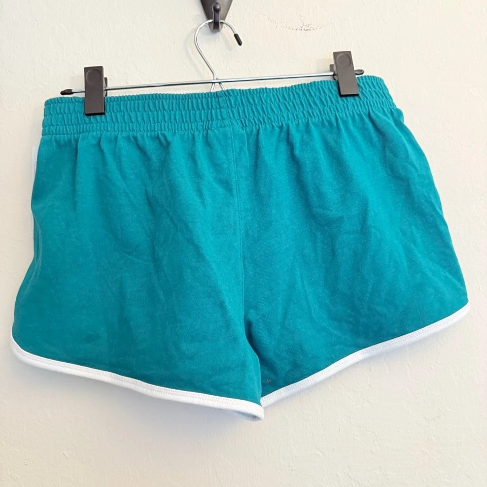 Pantalones cortos deportivos Champion para mujer verde azulado y blanco medianos nuevos con etiquetas Foto 2 de 4