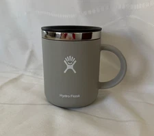 Hydro Flask 12 oz Insulated Coffee Mug Stainless Steel w/ Press-In Sip Lid Gray