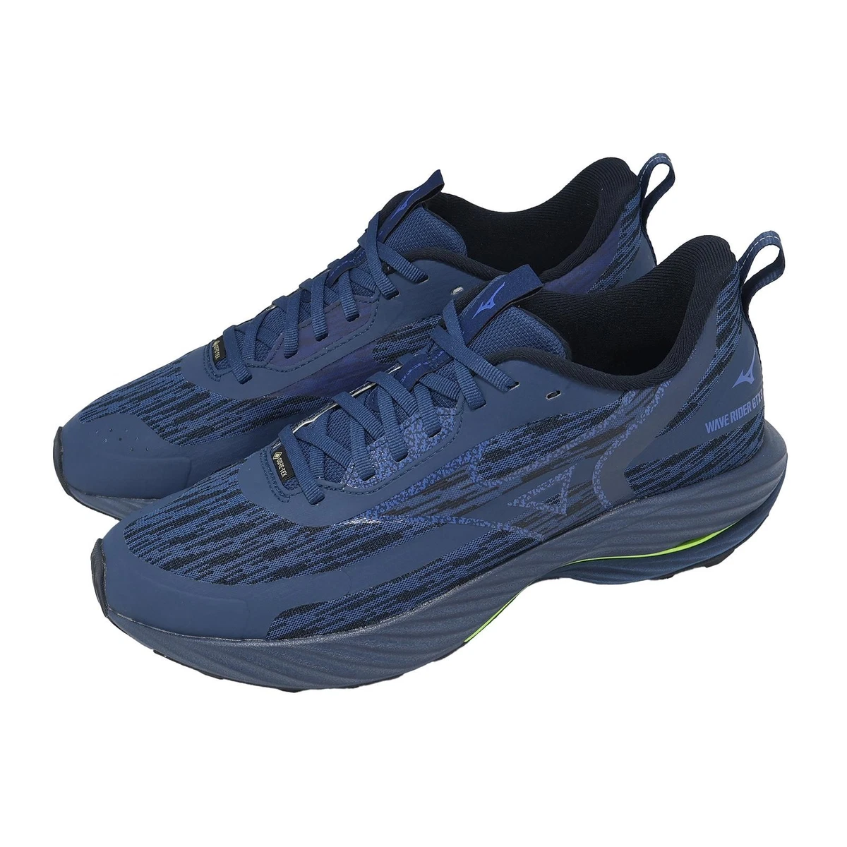 Men 7.5 Mizuno Wave Rider 24 Waveknit Running Shoes Walking J1GC207516 Mizuno Wave Rider Sneakers for Men for Sale - Shop Men main image 4