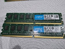 Image of 2GB (2x1GB) Crucial DDR2 667MHz PC2-5300 Desktop RAM Memory CT12864AA667