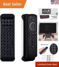 Lightweight Wireless Bluetooth Keyboard Remote for Smart TVs with Voice Control