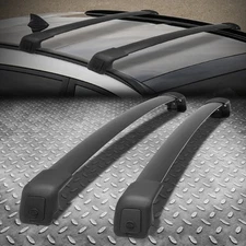 For 16-21 Tucson Pair Black Aluminum Roof Rack Rail Cross Bar Cargo Carrier