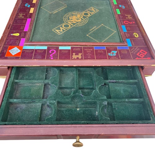 1991 Franklin Mint Monopoly Collectors Edition NUR Holzbrett & Schublade - Bild 2 von 11