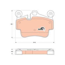 Plaquette de frein Porsche BOXSTER
