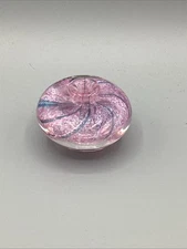 Beautiful Art Glass Perfume Bottle Artist Judith Via. Signed Dated 1993-No Top