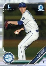 GEORGE KIRBY - Mariners - 2019 1st Bowman Chrome Draft #BDC-115 RC QTY