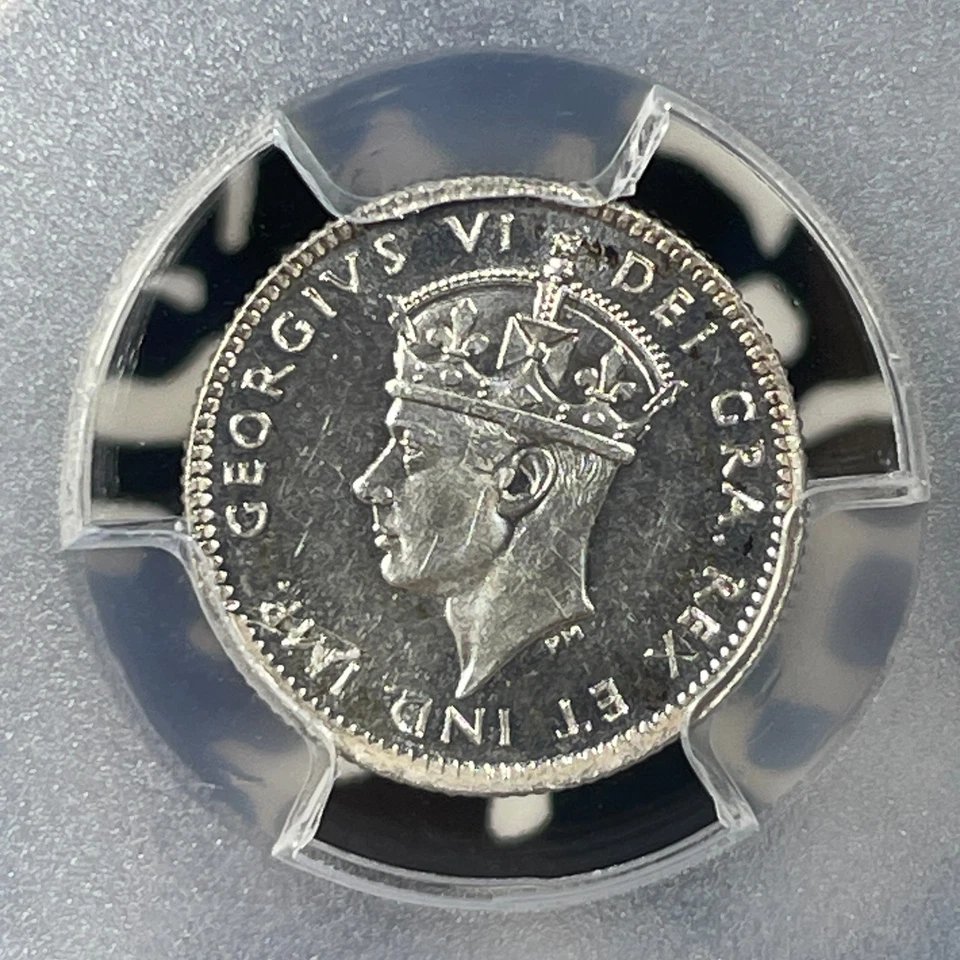 1945-C Newfoundland 5 Cents PCGS MS64 Lot#G1226 Silver! Choice UNC! - Image 3 of 4